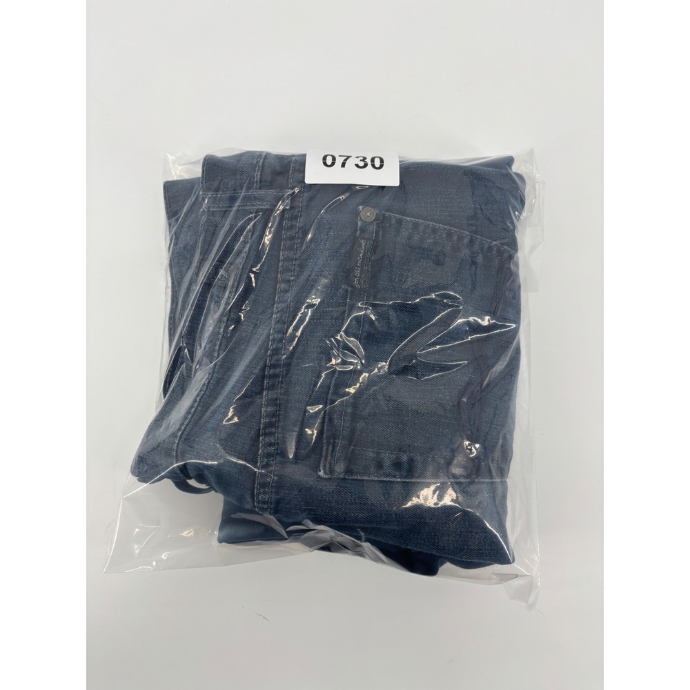 7 For All Mankind Slimmy Luxe Performance Mens Dark Wash Slim Straight Jeans 33 - Picture 12 of 12